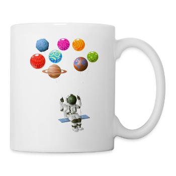 Astronaut - Tasse - Weiß - Rechts