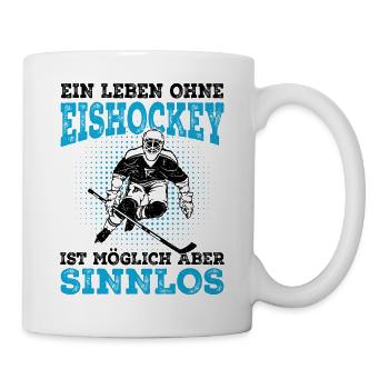 Eishockey - Tasse - Weiß - Rechts