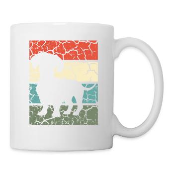 Teckel Chien Amant Chien Teckel Rétro Cadeau - Mug blanc - blanc - Droite