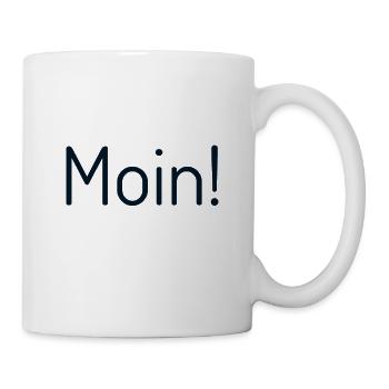Moin - Tasse - Weiß - Rechts