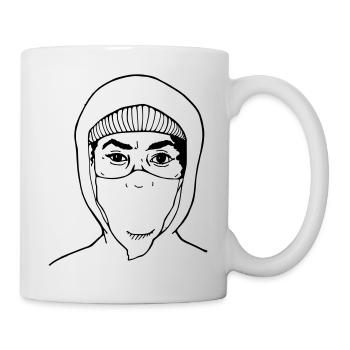 Skizza Aktivista - Tasse - Weiß - Rechts