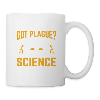 Science Gifts Funny Got Plague Science Teacher - Mug - white - Right