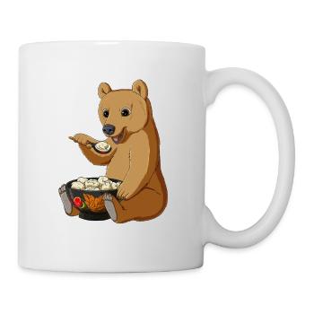 Russian Bear Pelmeni Bowl - Mug - white - Right