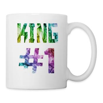 KING 01, King # 1, Queen Design in the store - Mug - white - Right