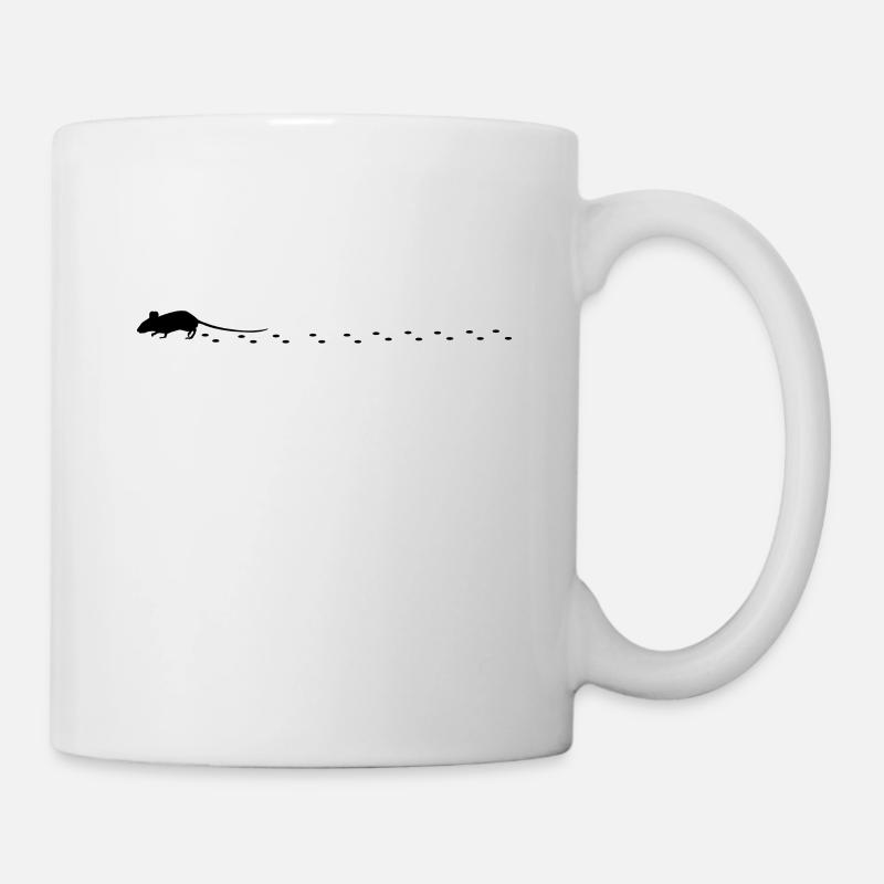 Sentier souris, sentiers souris - Mug blanc - blanc