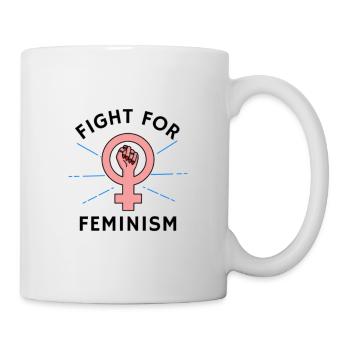 Fight for feminism - Mug - white - Right