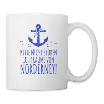 Norderney - Norddeutschland Norddeutsche Spruch - Tasse - Weiß - Rechts