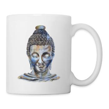 chilling buddha Tara relaxed, zen Shirt for yoga - Mug - white - Right