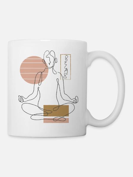 relaxen - Tasse - Weiß