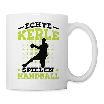 Handball - Tasse - Weiß - Rechts