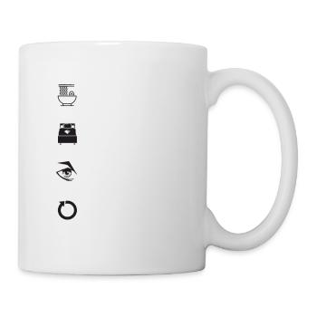Eat Sleep Anime Répéter ... Anime - Mug blanc - blanc - Droite