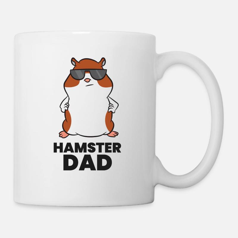 Hamster Dad Funny Hamster Papa - Mug - white