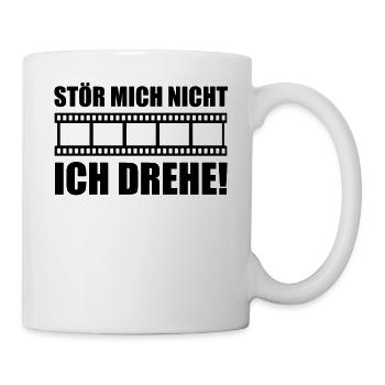 Hobby Regisseur Filmemacher Filmproduzent Geschenk - Tasse - Weiß - Rechts