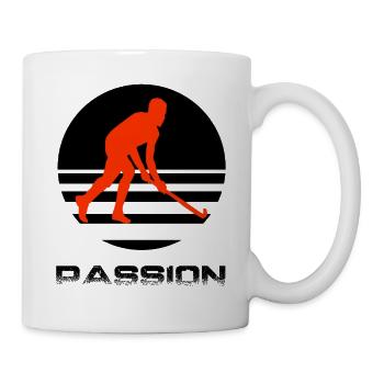le hockey - Mug blanc - blanc - Droite