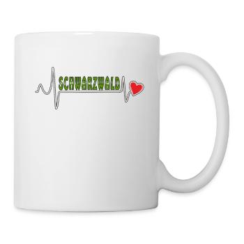 HERZSCHLAG SCHWARZWALD - Tasse - Weiß - Rechts
