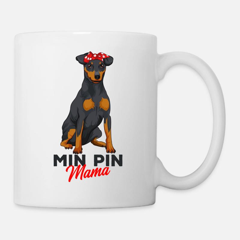 Zwergpinscher - Tasse - Weiß
