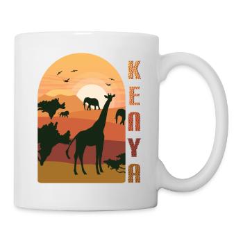 Le Kenya est merveilleux - Mug blanc - blanc - Droite
