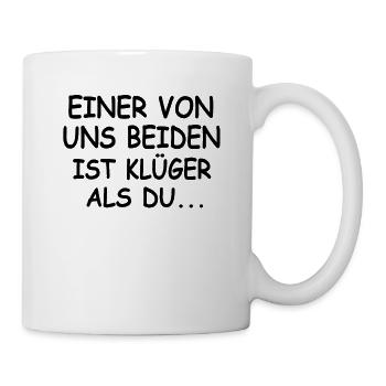 Lustige Sprüche Fasching Karneval Wichtel Geschenk - Tasse - Weiß - Rechts