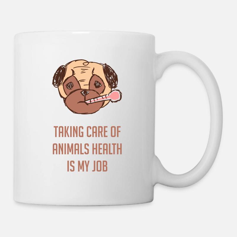 Tierarzt Tierpfleger Geschenkidee - Tasse - Weiß
