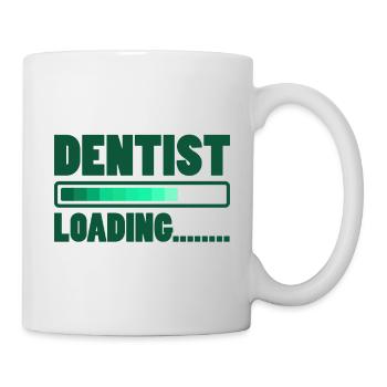 DENTAL STUDENT DENTIST gift - Mug - white - Right