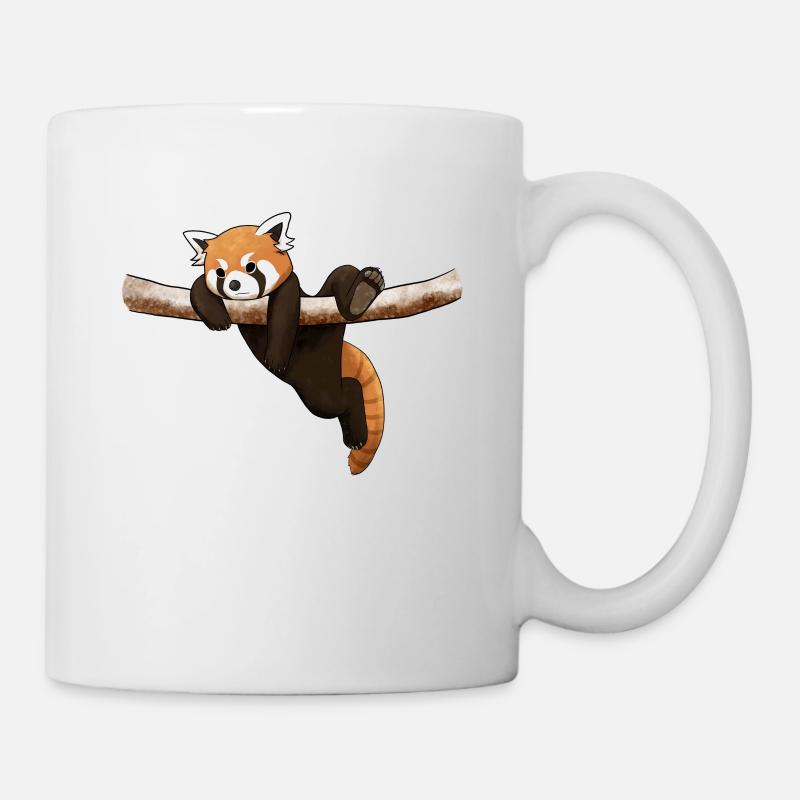 HimalajaKatzenbär oder Styans Kleiner Panda - Tasse - Weiß