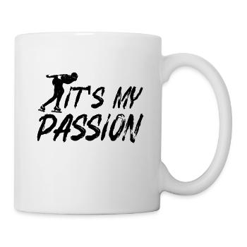 Patineur de vitesse - Mug blanc - blanc - Droite