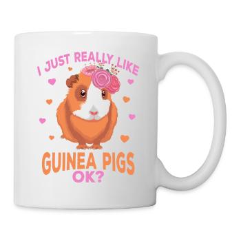 Cochon d'Inde - Mug blanc - blanc - Droite