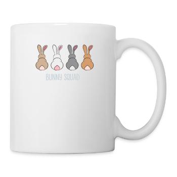 Hase Häschen Squad Lustige Kaninchen Team - Tasse - Weiß - Rechts