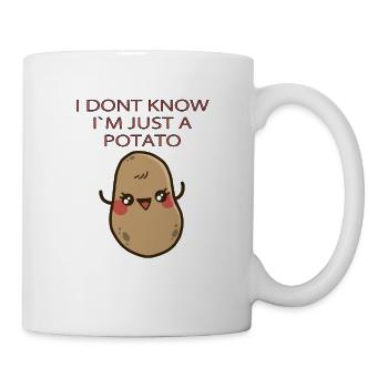 Potato Kartoffel - Tasse - Weiß - Rechts