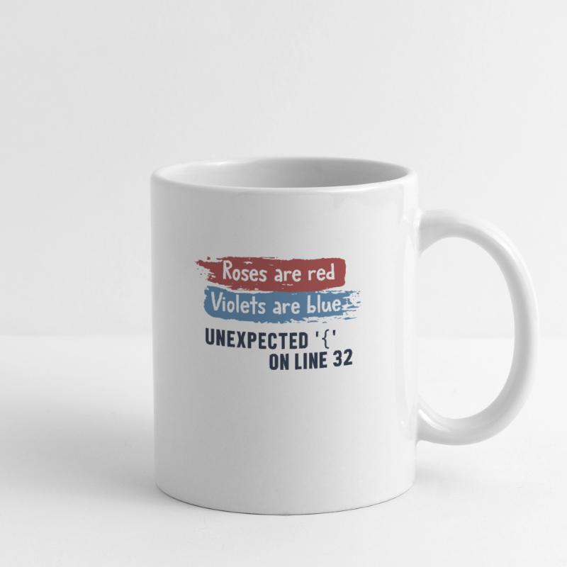 Unexpected { on Line 32 Engineer Coder Software Mug