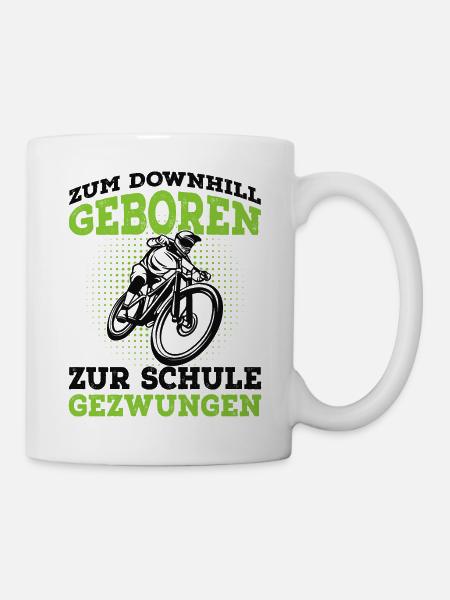Downhill - Tasse - Weiß