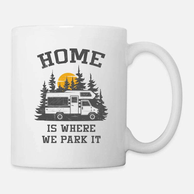 Camping-car Camping Camping-car - Mug blanc - blanc
