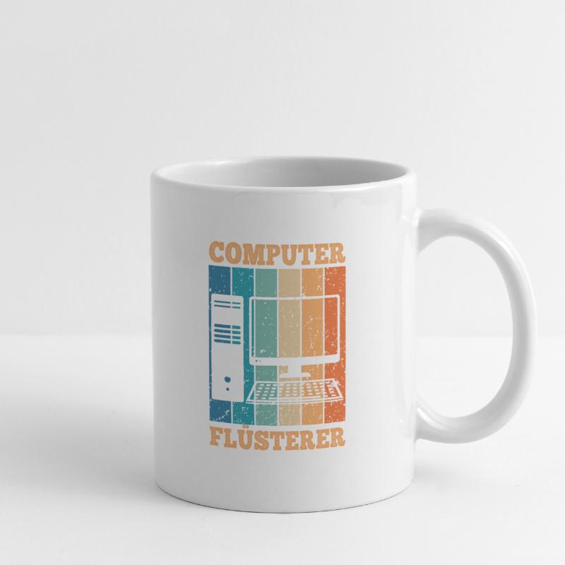 Computerflüsterer Informatiker Retro PC Computer Tasse