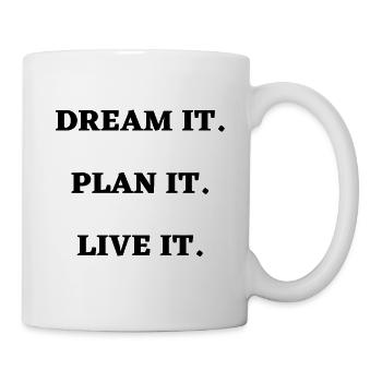 Slogan d'attitude de citation de motivation - Mug blanc - blanc - Droite