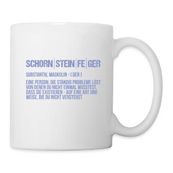 Definition Eines Schornsteinfegers Kaminkehrer - Tasse - Weiß - Rechts