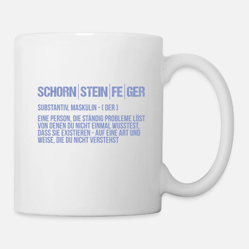 Definition Eines Schornsteinfegers Kaminkehrer - Tasse - Weiß