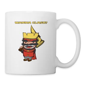 Wanna Clash Arena Royale Clans King - Mug - white - Right