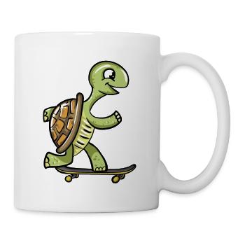 Skate Turtle - Mug - white - Right