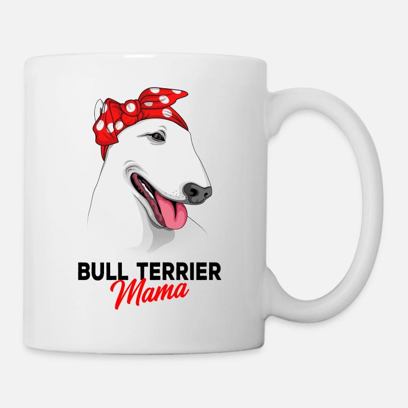 Bull terrier - Mug blanc - blanc