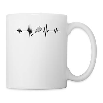 Heartbeat Squash - Tasse - Weiß - Rechts
