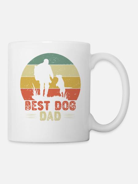 Maître chien amour chien papa cadeau chien papa - Mug blanc - blanc