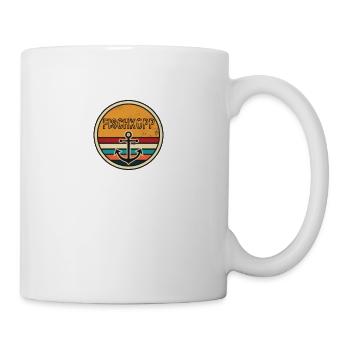 Fischkopp - Norddeutscher Fischkopf - Tasse - Weiß - Rechts