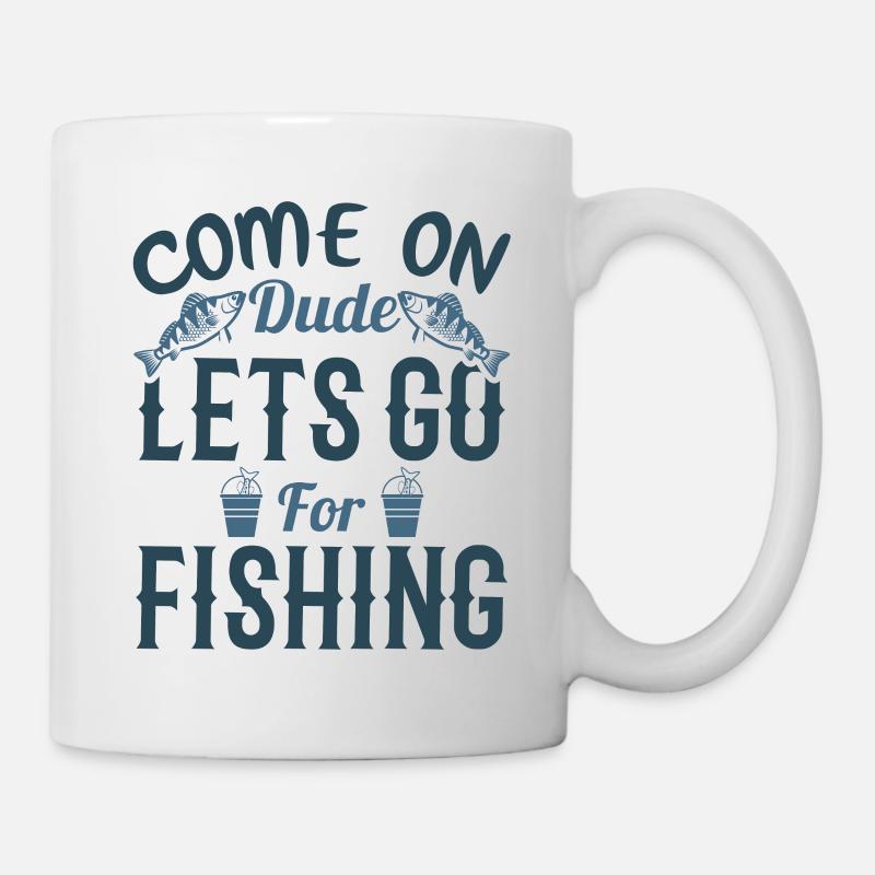 Fishermen fish fresh fish - Mug - white