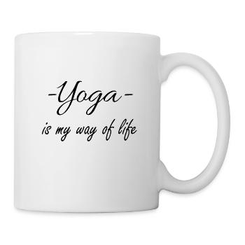 yoga - Mug blanc - blanc - Droite