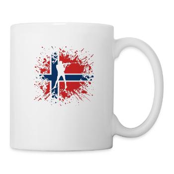 Cadeau De Biathlon Pour Les Amateurs De Sports - Mug blanc - blanc - Droite