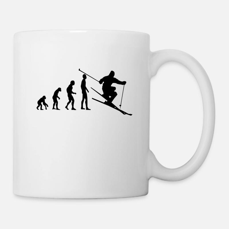 Evolution Ski - Tasse - Weiß