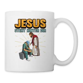 Jesus Krankenschwester Arzt Pflegekraft Geschenk - Tasse - Weiß - Rechts