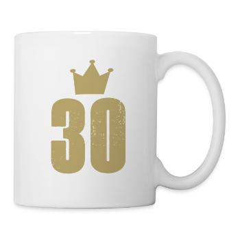 30 thirty thirty thirty thirtieth birthday - Mug - white - Right