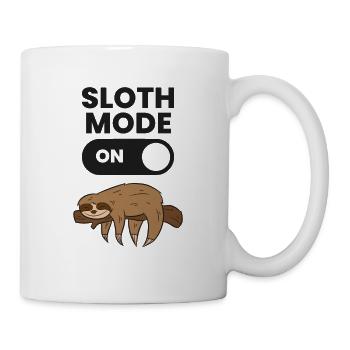 Lazy Sloth Fatigué Sloth Drôle Sloth Mode On - Mug blanc - blanc - Droite