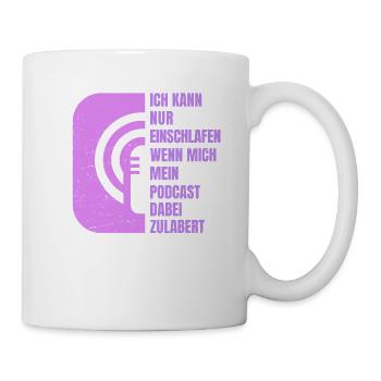 Lustiges Podcast - Ich Kann Nur Mit Podcast - Tasse - Weiß - Rechts